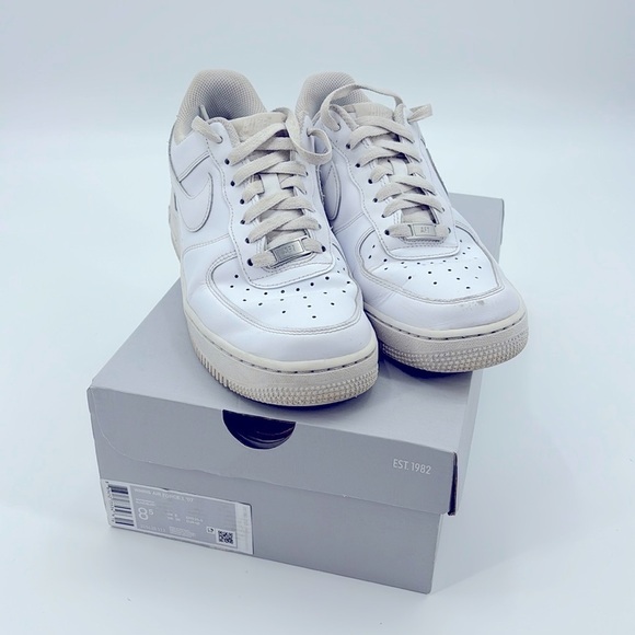 Nike Air Force 1 ‘07 white size 8.5 - Picture 1 of 9